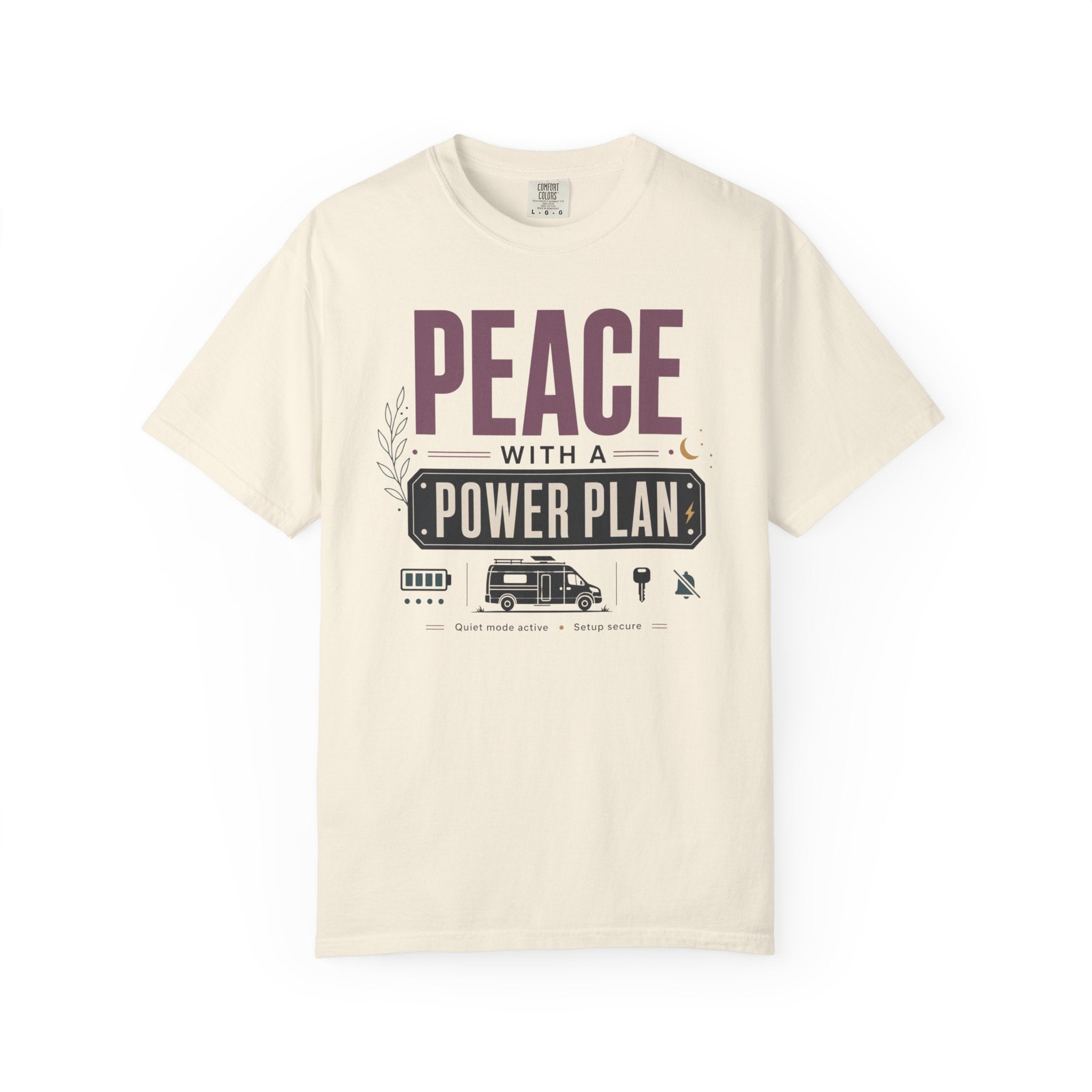 Peace With A Power Plan - T-Shirt
