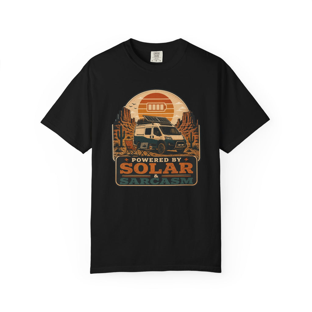Powered By Solar and Sarcasm - T-Shirt