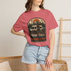Zoom Call In The Front Mountains In The Back - T-Shirt