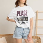Peace With A Power Plan - T-Shirt