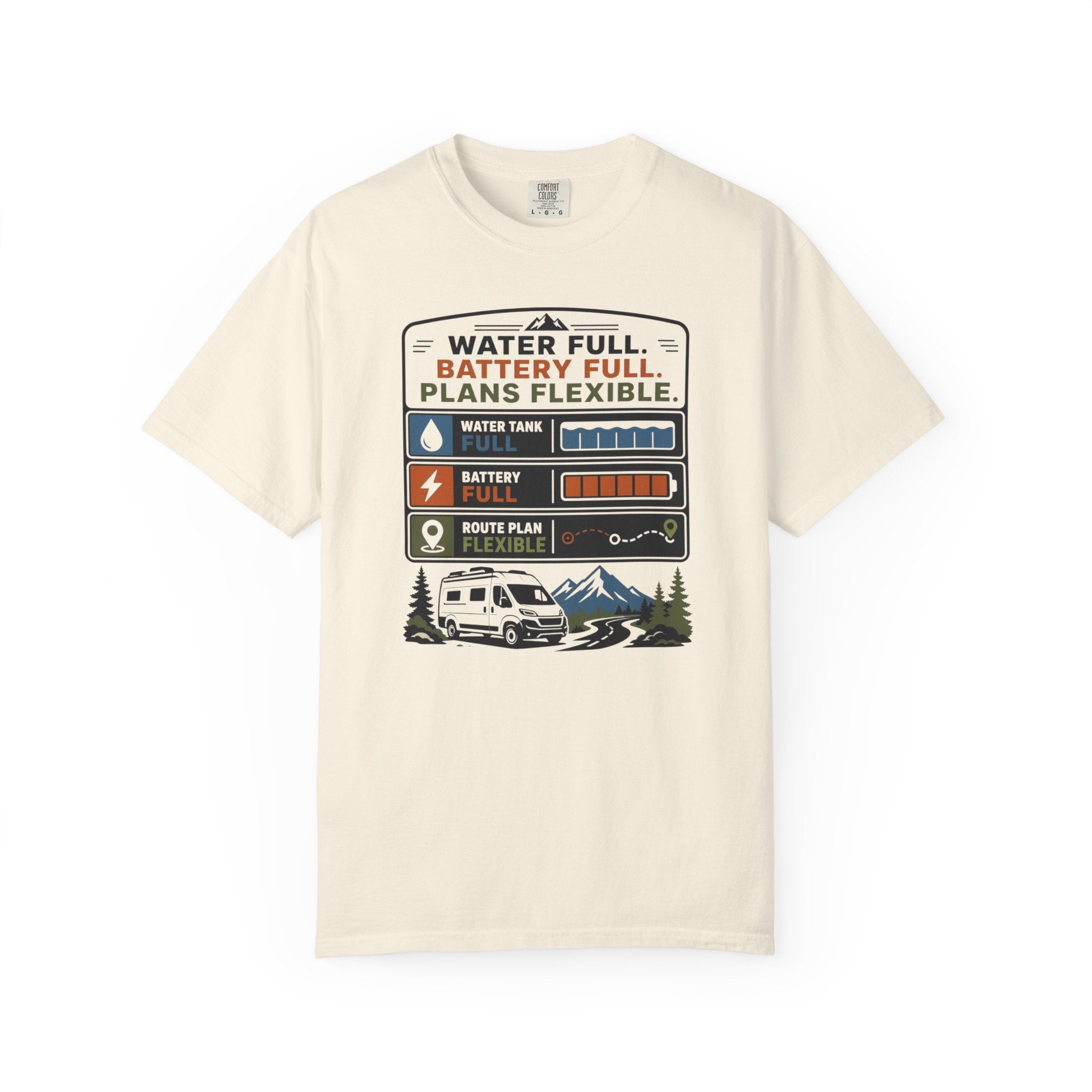 Water Full Battery Full Plans Flexible - T-Shirt