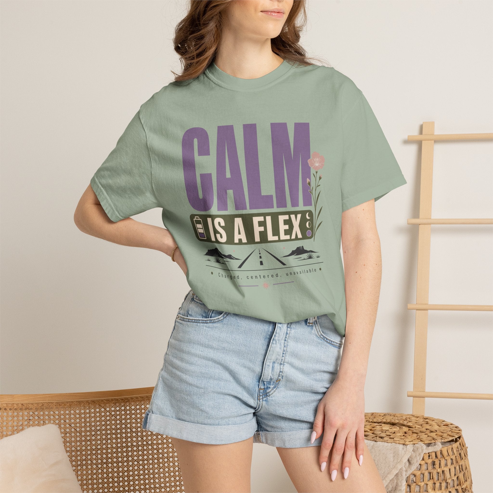 Calm Is A Flex - T-Shirt