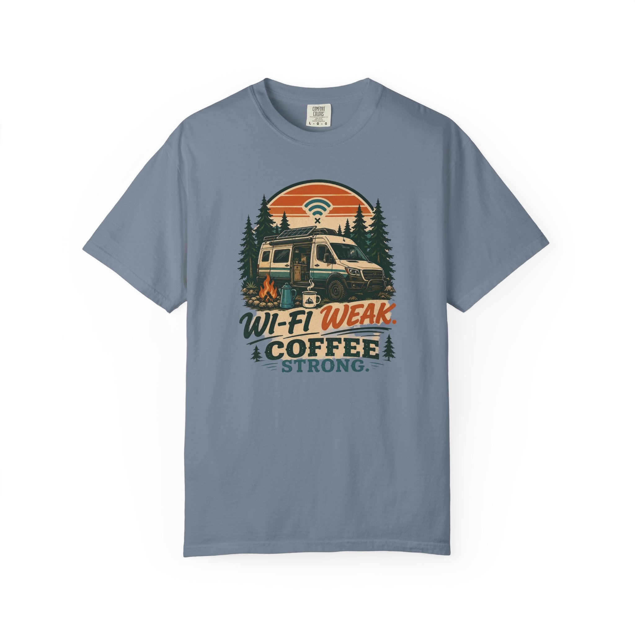 Wifi Weak Coffee Strong - T-Shirt