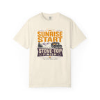 Sunrise Start Stove Top Finish - T-Shirt