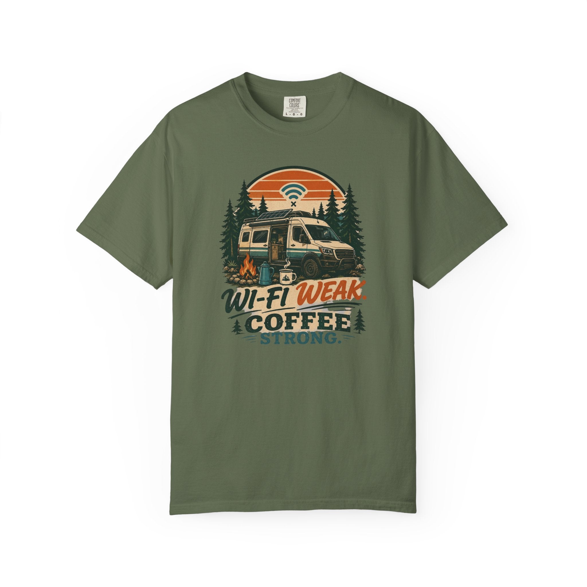 Wifi Weak Coffee Strong - T-Shirt