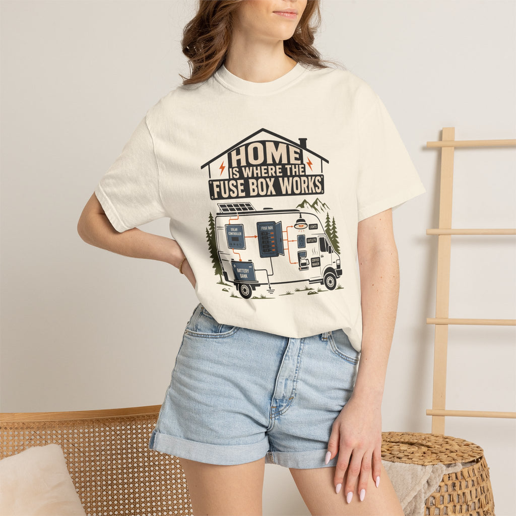 Home Is Where The Fuse Box Works - T-Shirt