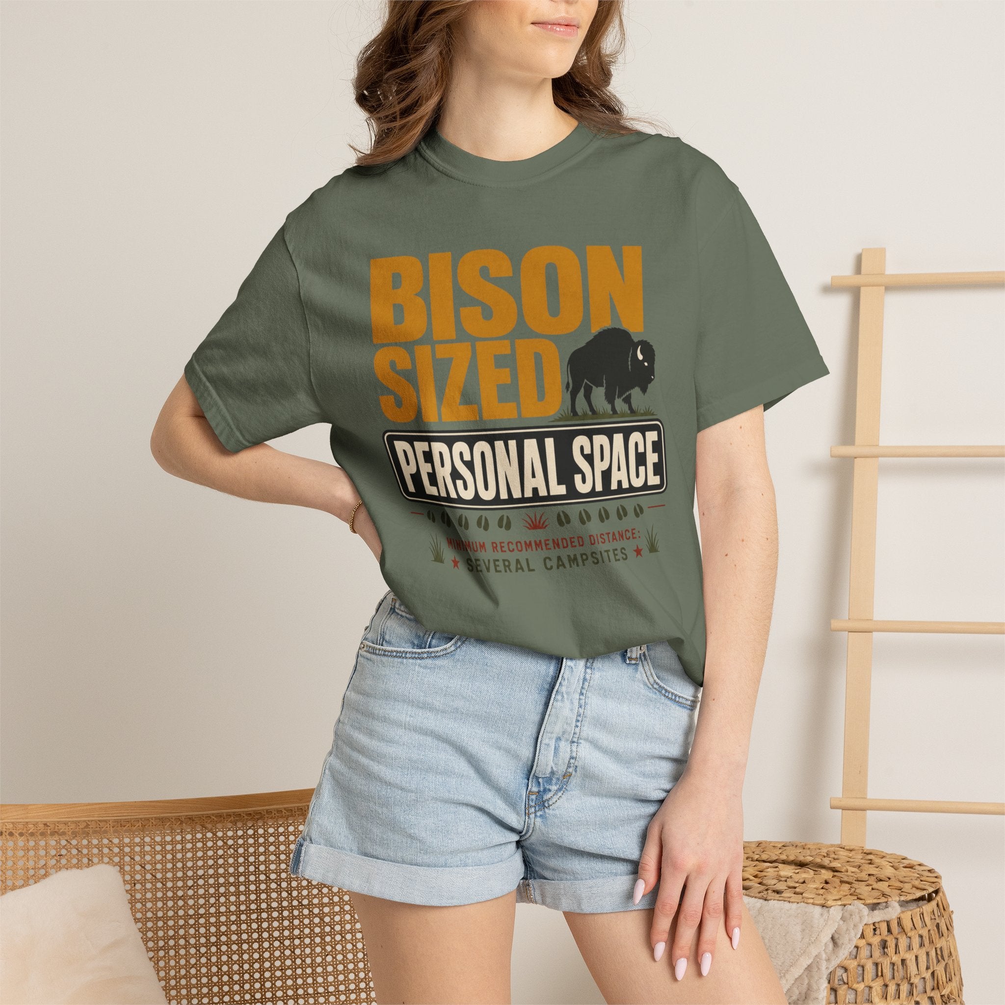 Bison Sized Personal Space - T-Shirt