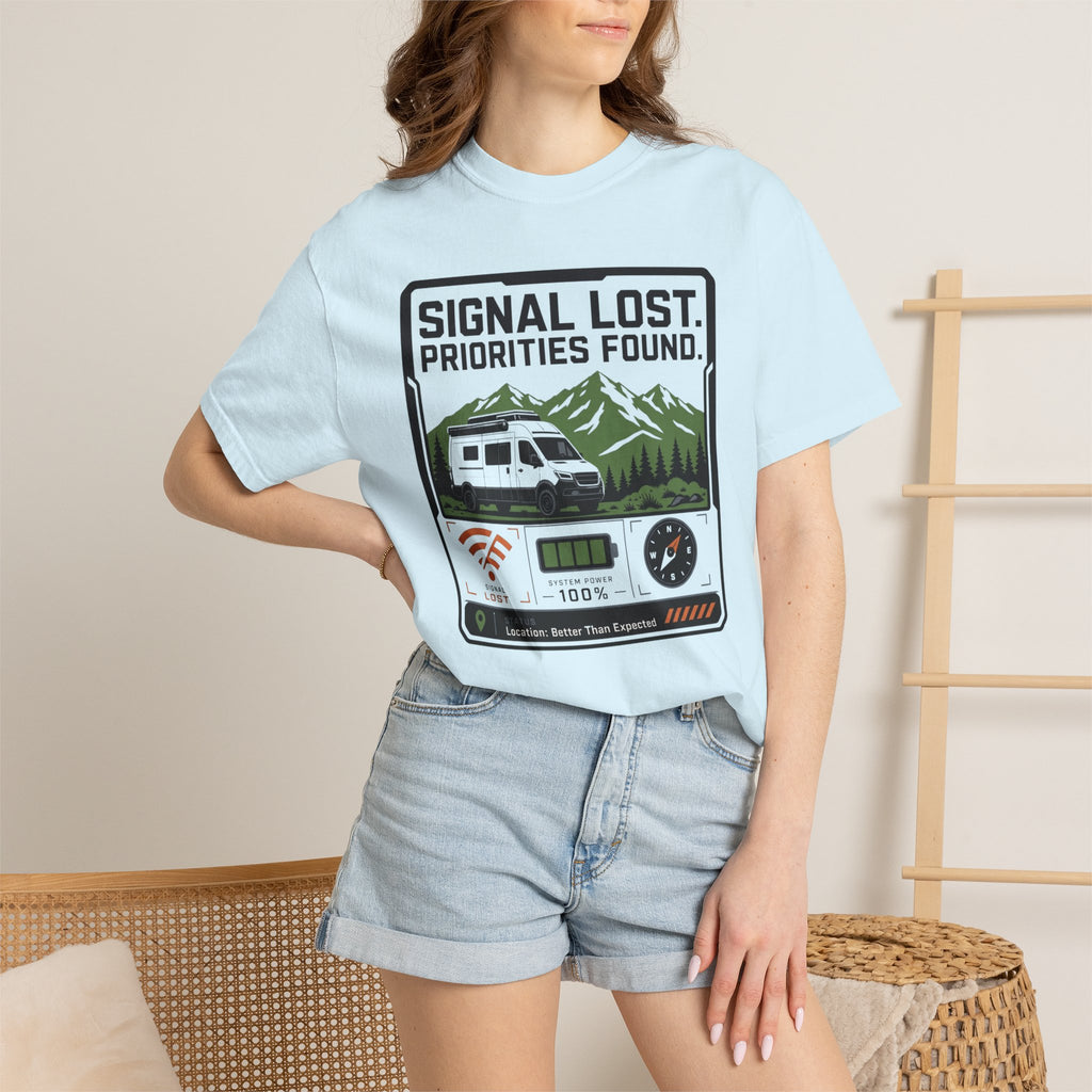 Signal Lost Priorities Found - T-Shirt