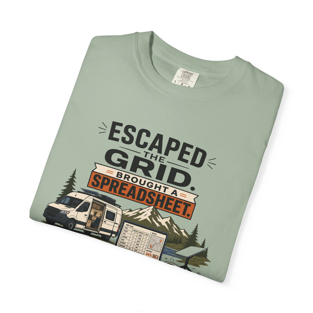 Escaped The Grid Brought A Spreadsheet - T-Shirt