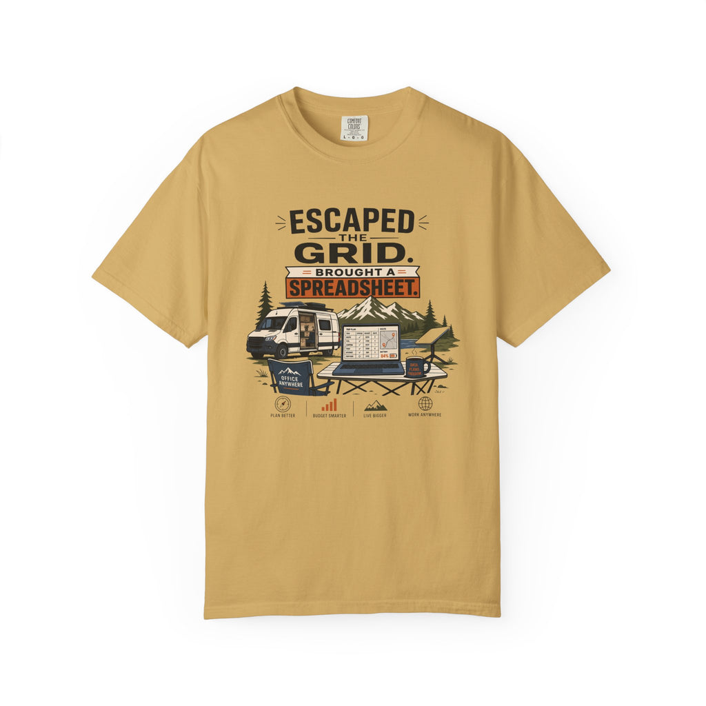 Escaped The Grid Brought A Spreadsheet - T-Shirt