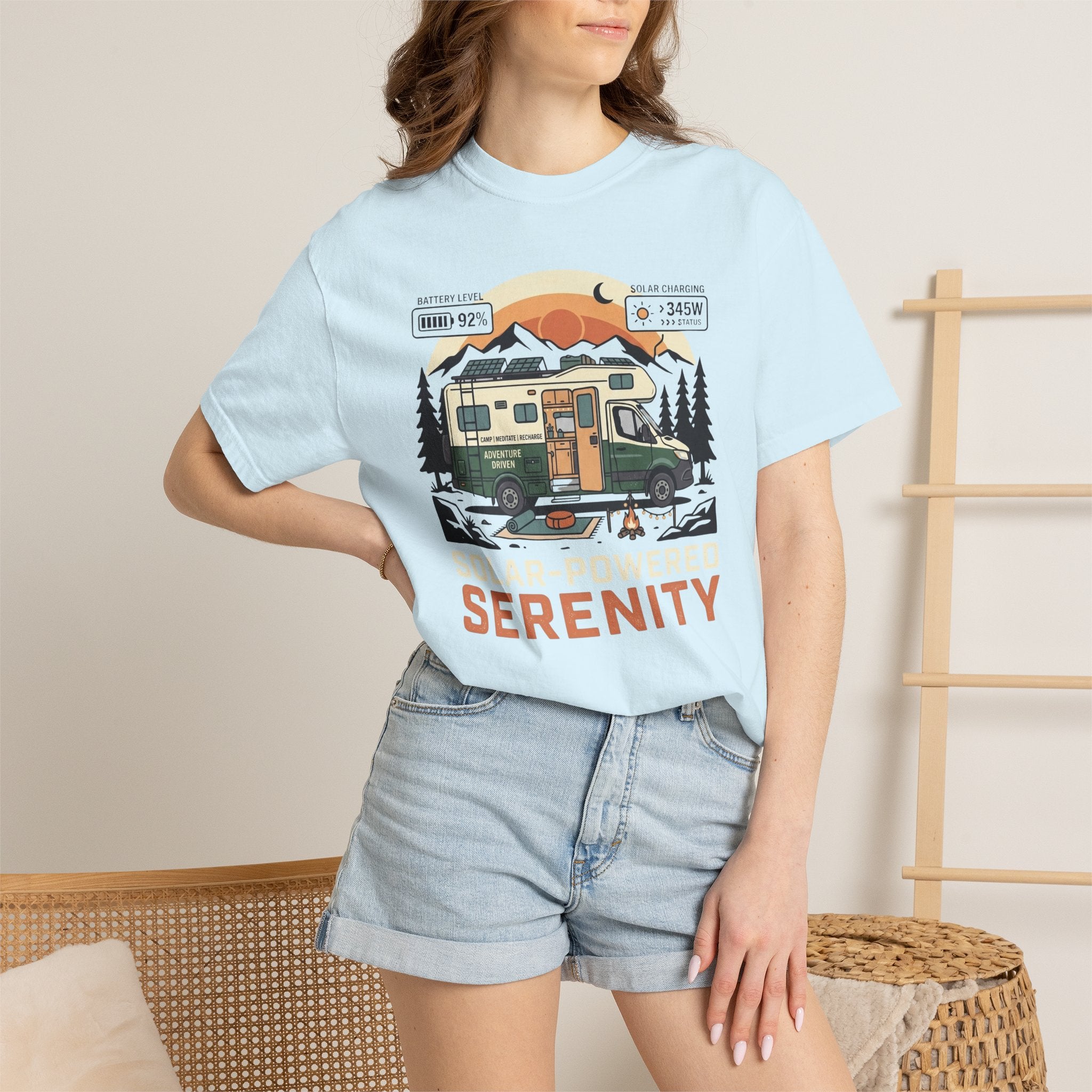 Solar-Powered Serenity - T-Shirt
