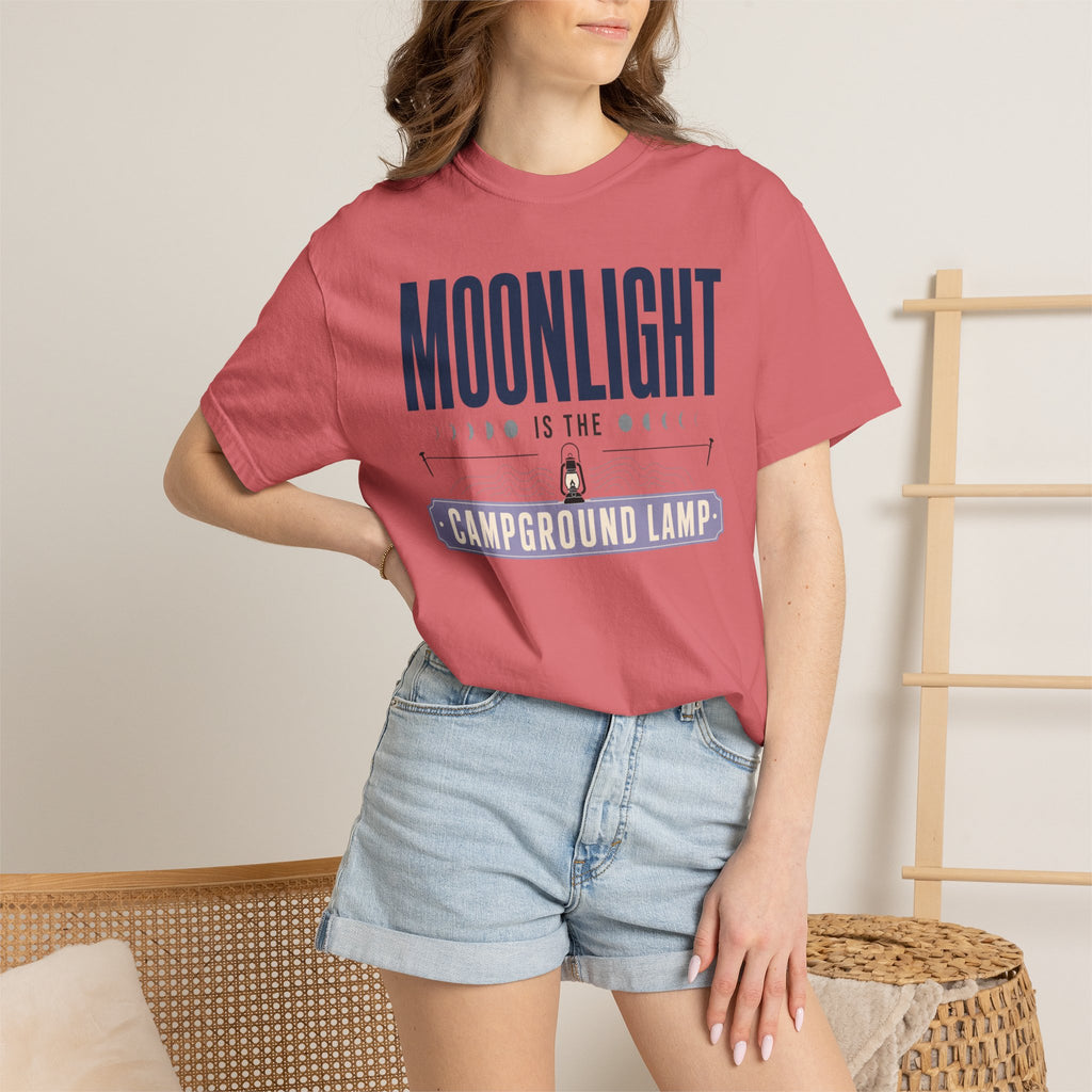 Moonlight Is The Campground Lamp - T-Shirt