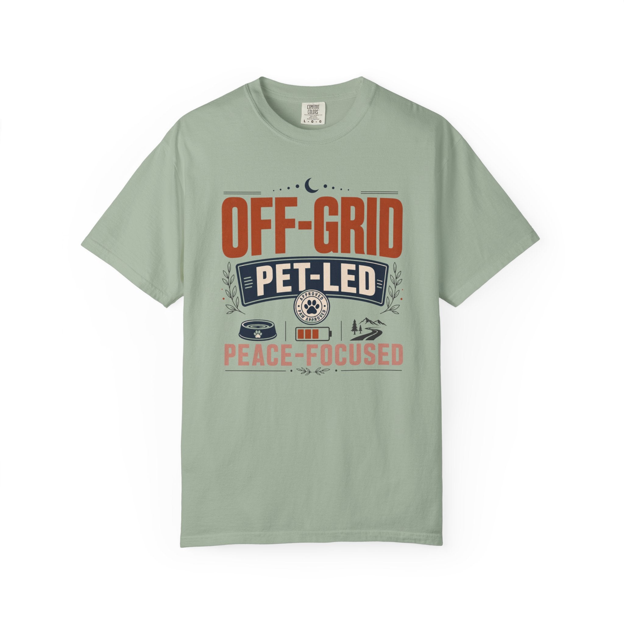 Off Grid Pet Led Peace Focused - T-Shirt