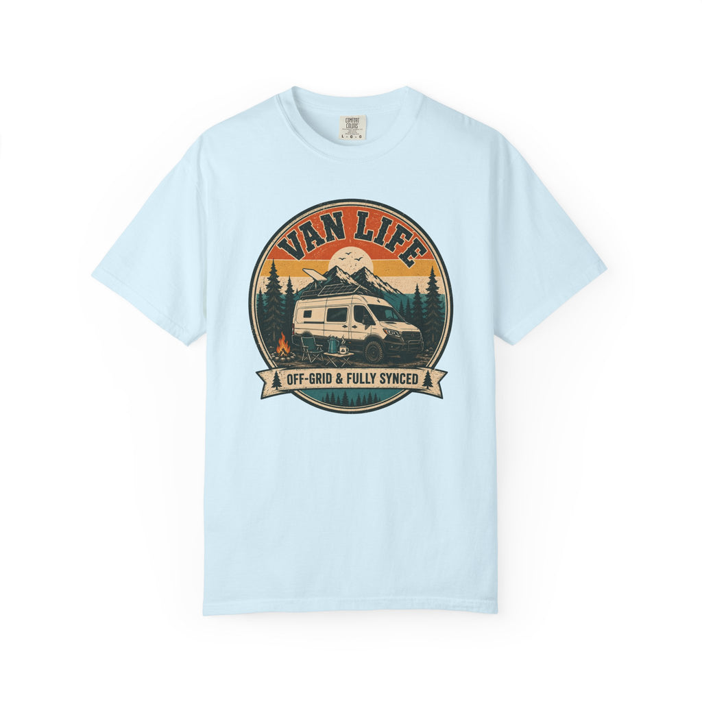 Van Life Offgrid And Fully Synced - T-Shirt