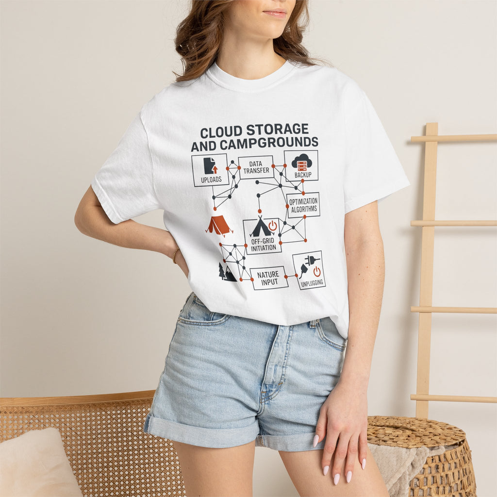 Cloud Storage And Camping Grounds - T-Shirt