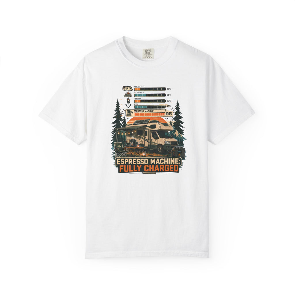Espresso Machine Fully Charged - T-Shirt