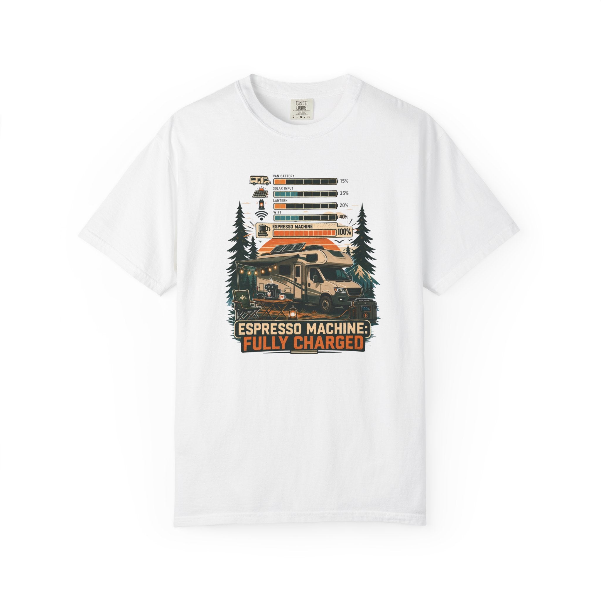 Espresso Machine Fully Charged - T-Shirt