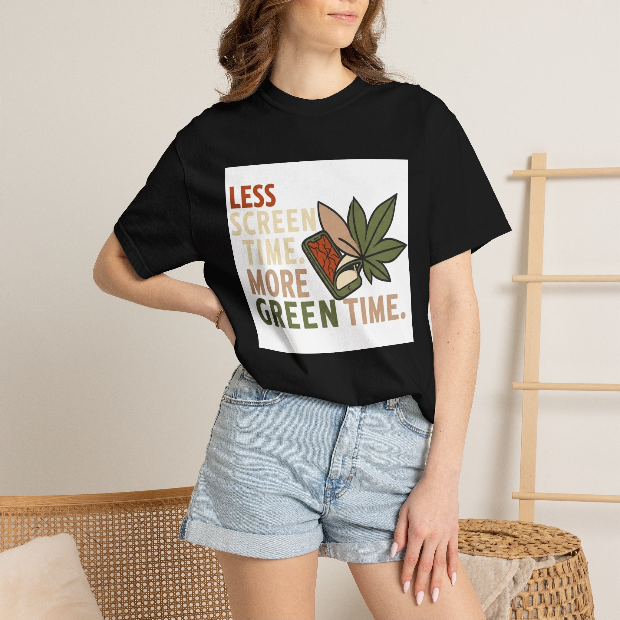 Less Screen Time More Green Time - T-Shirt