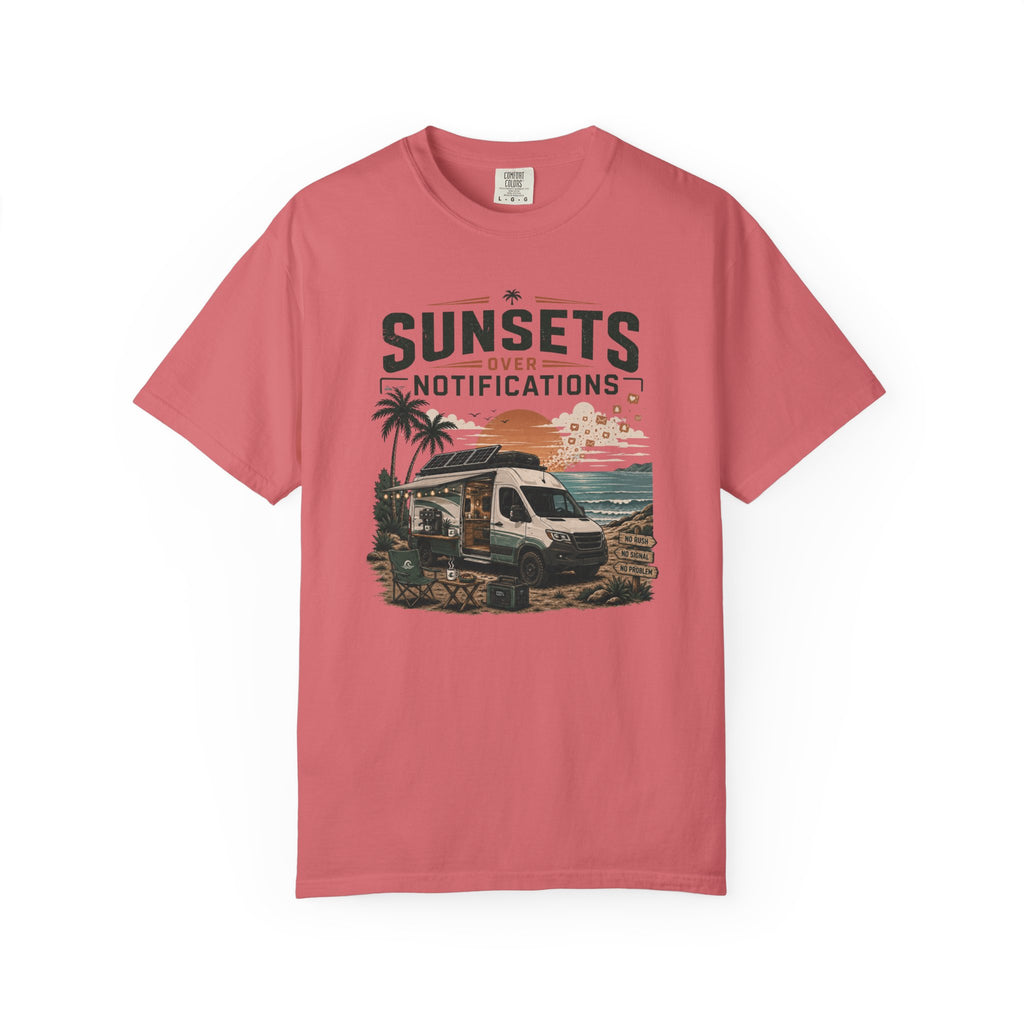 Sunsets Over Notifications - T-Shirt