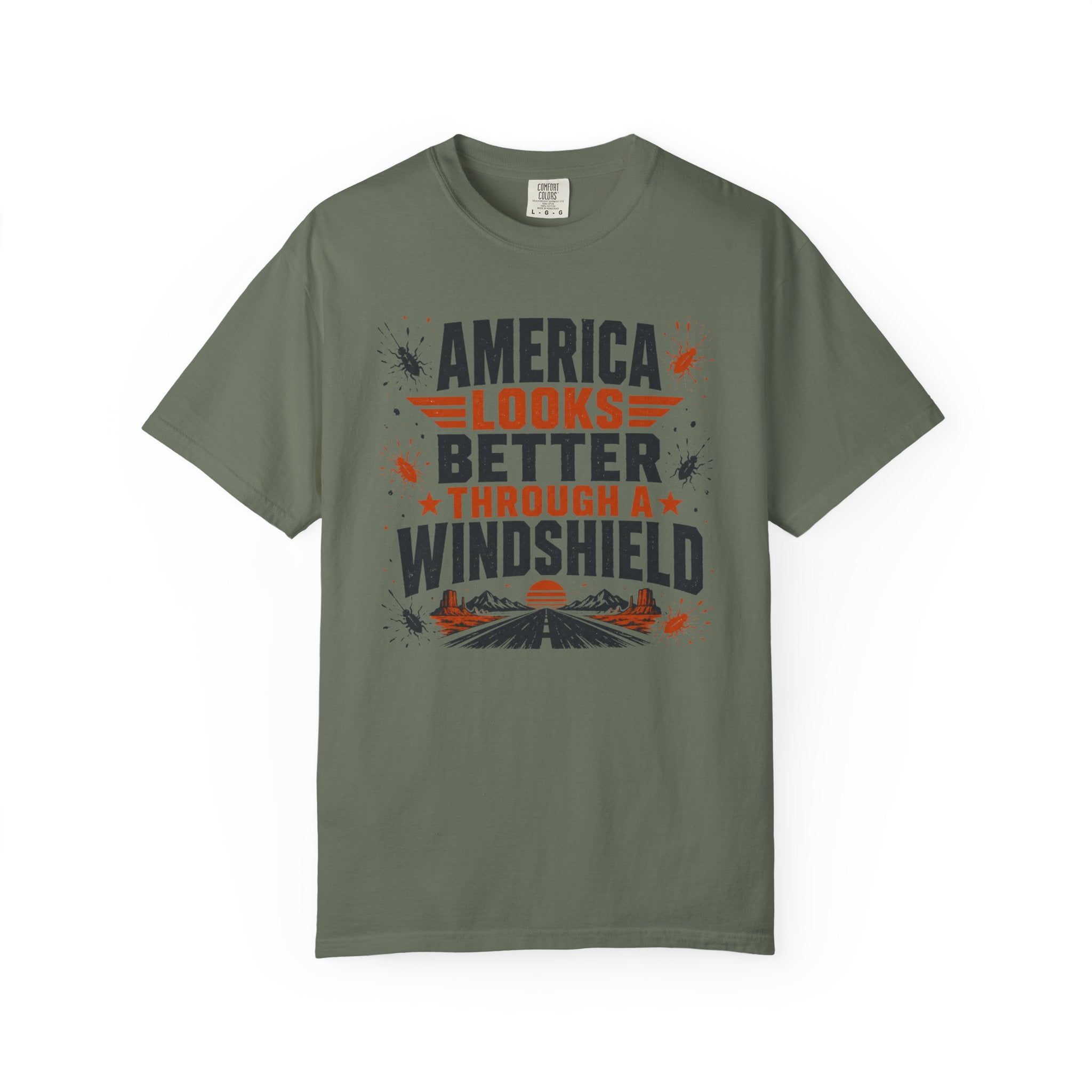 America Looks Better Through A Windshield - T-Shirt
