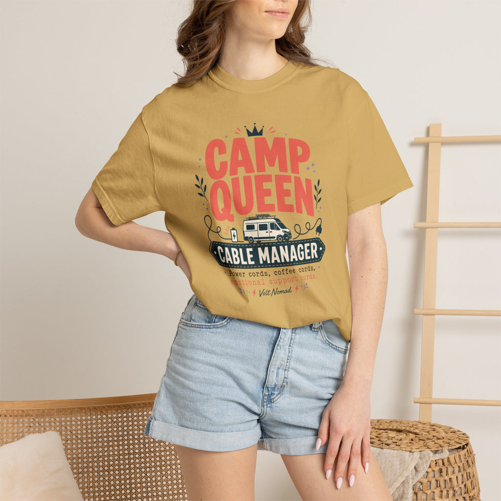 Camp Queen Cable Manager - T-Shirt