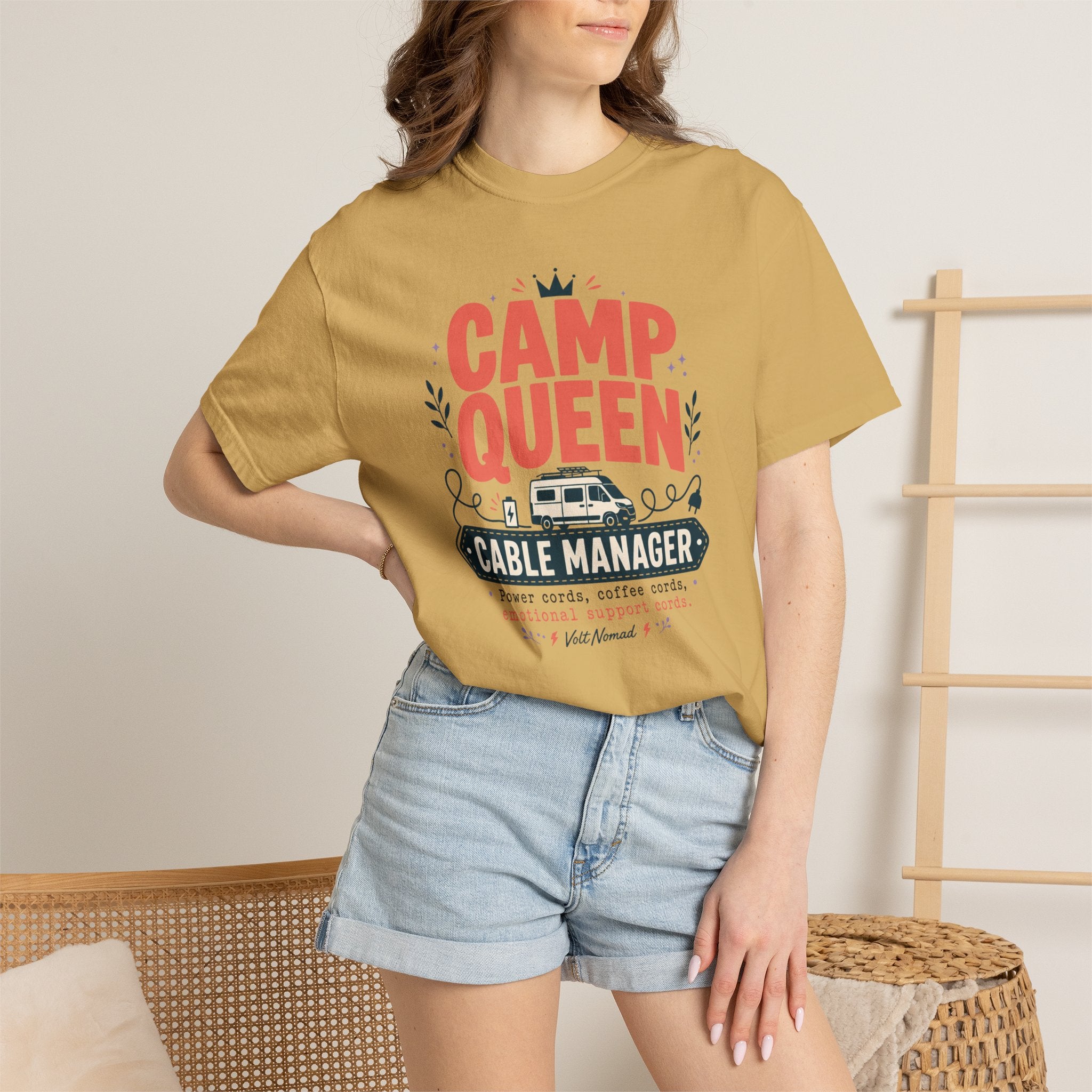 Camp Queen Cable Manager - T-Shirt