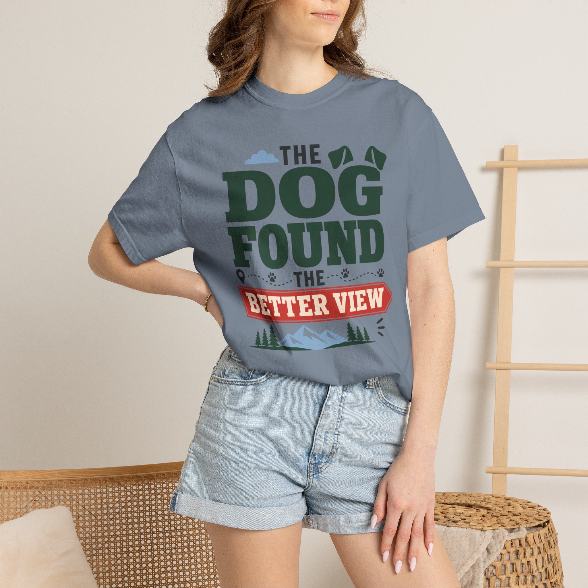 The Dog Found The Better View - T-Shirt