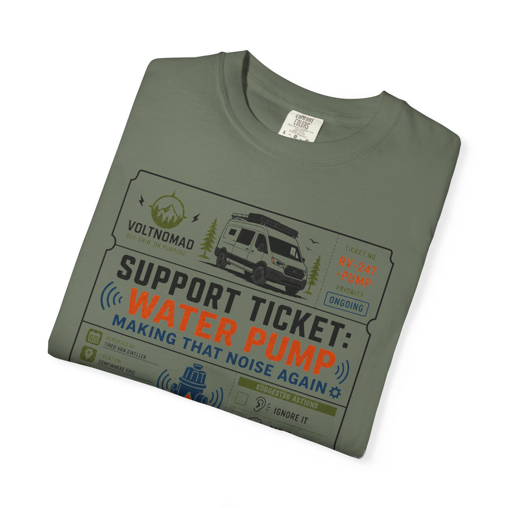 Support Ticket Water Pump Making That Noise Again - T-Shirt