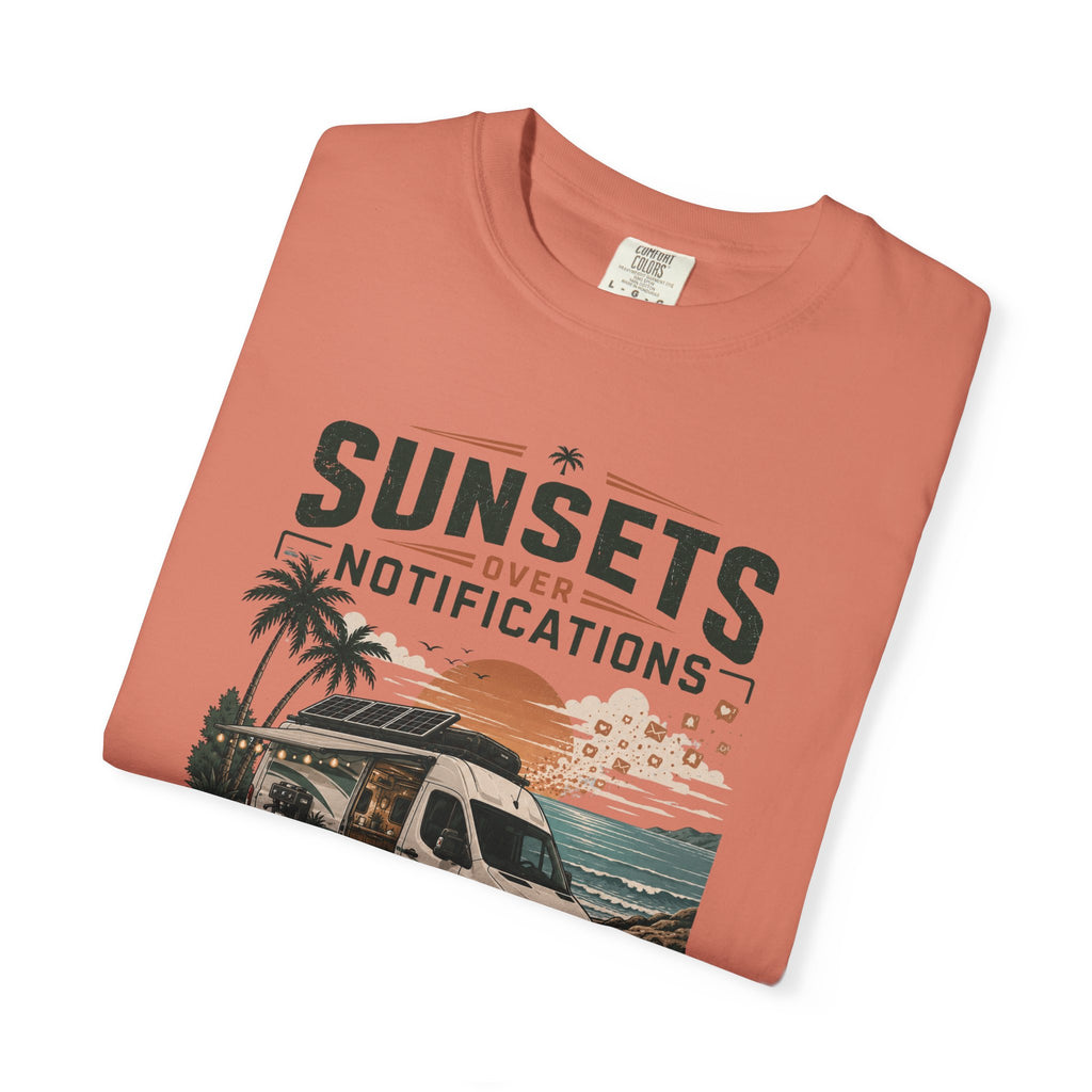 Sunsets Over Notifications - T-Shirt