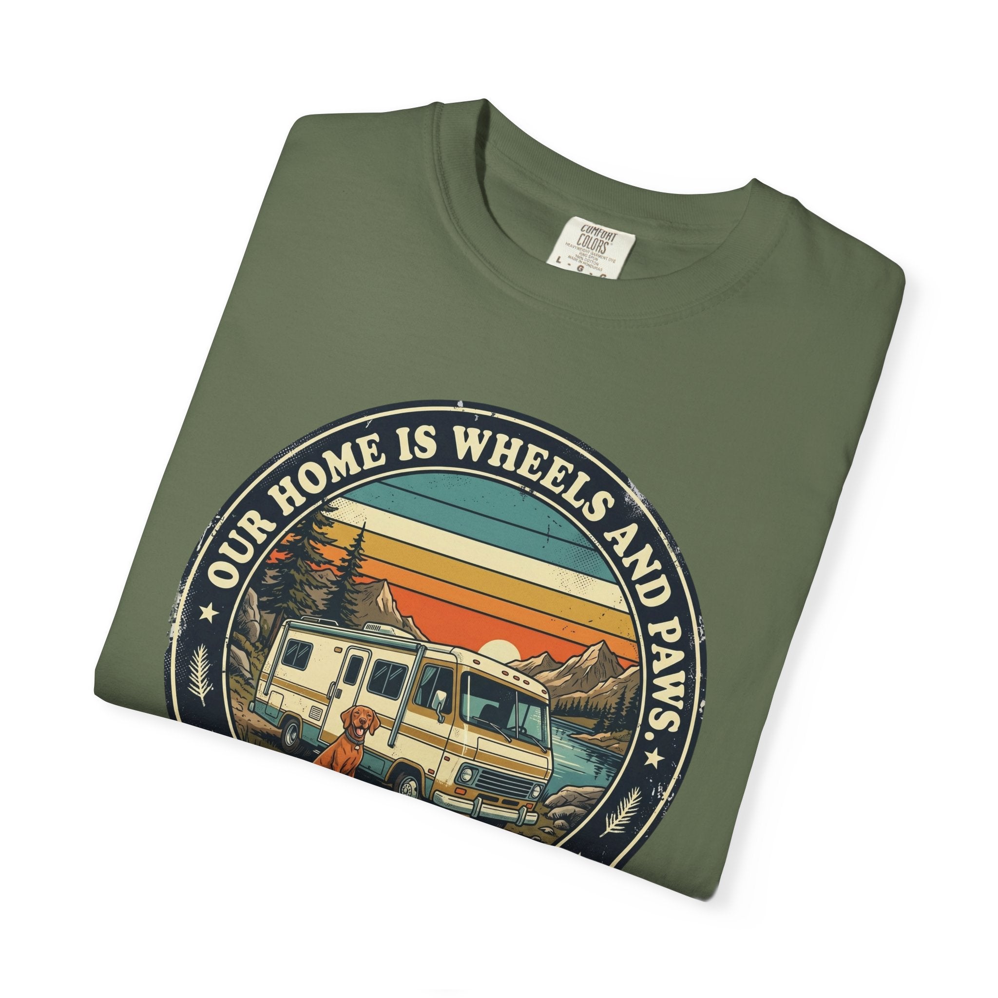Our Home Is Wheels And Paws - T-Shirt