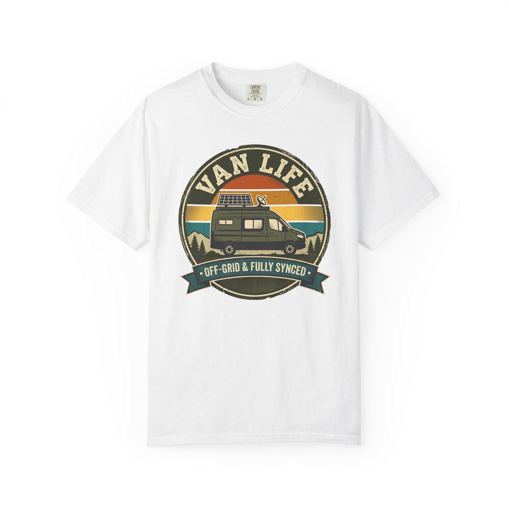 Van Life Offgrid And Fully Synced - T-Shirt