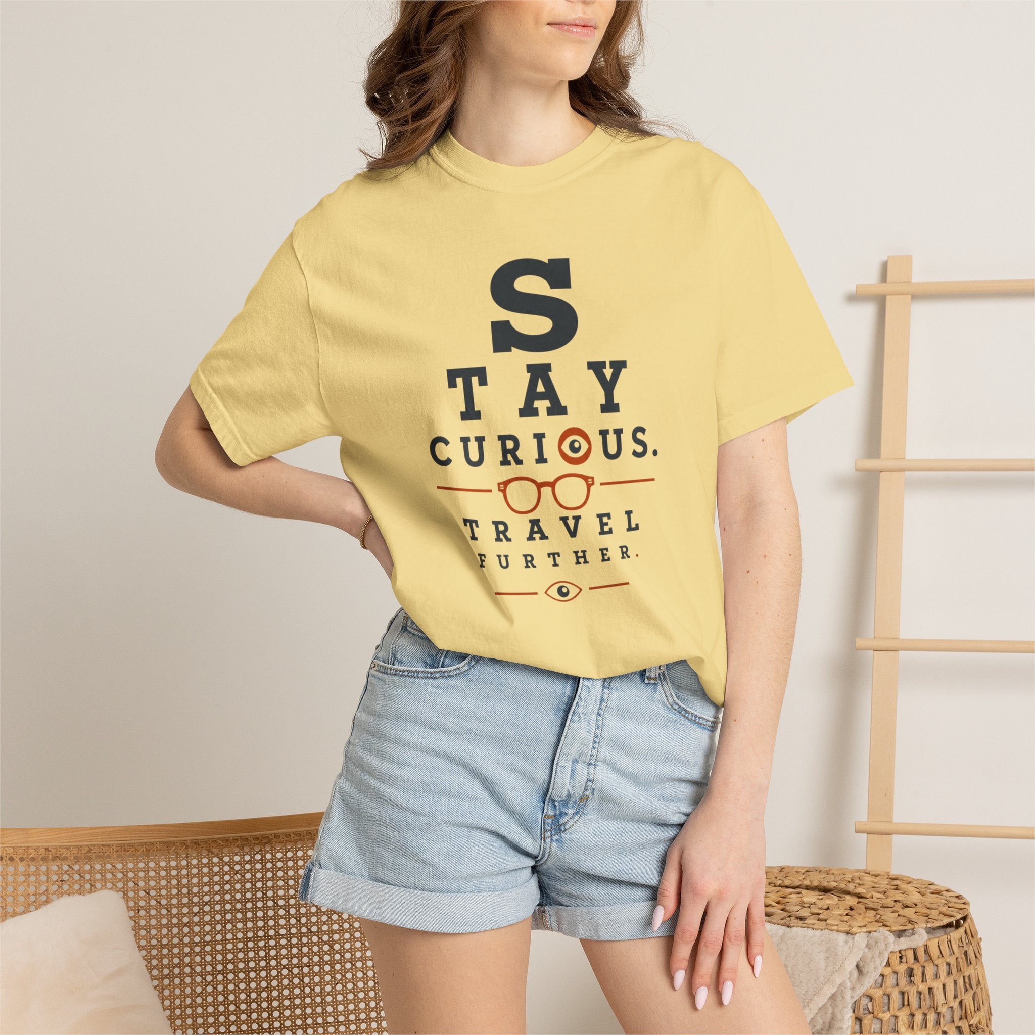 Stay Curious Travel Further - T-Shirt