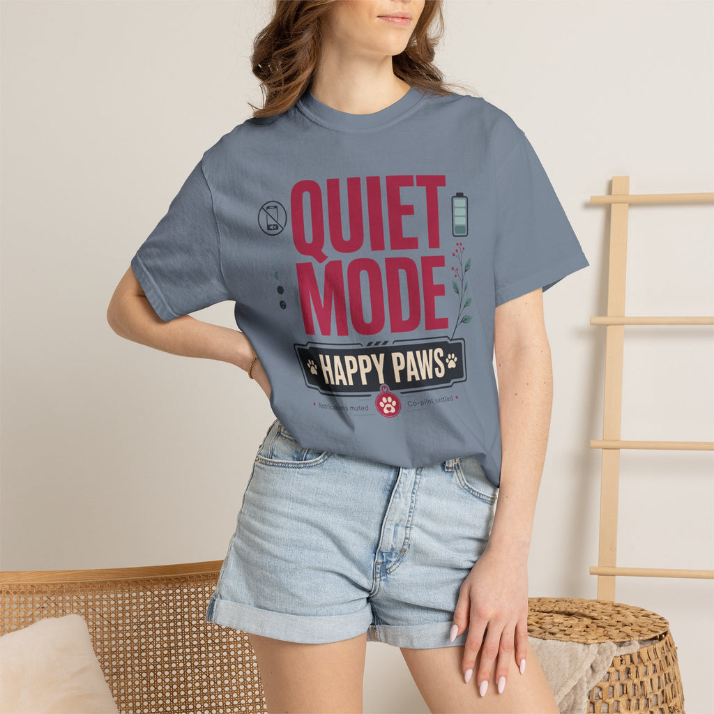 Quiet Mode Happy Paws - T-Shirt