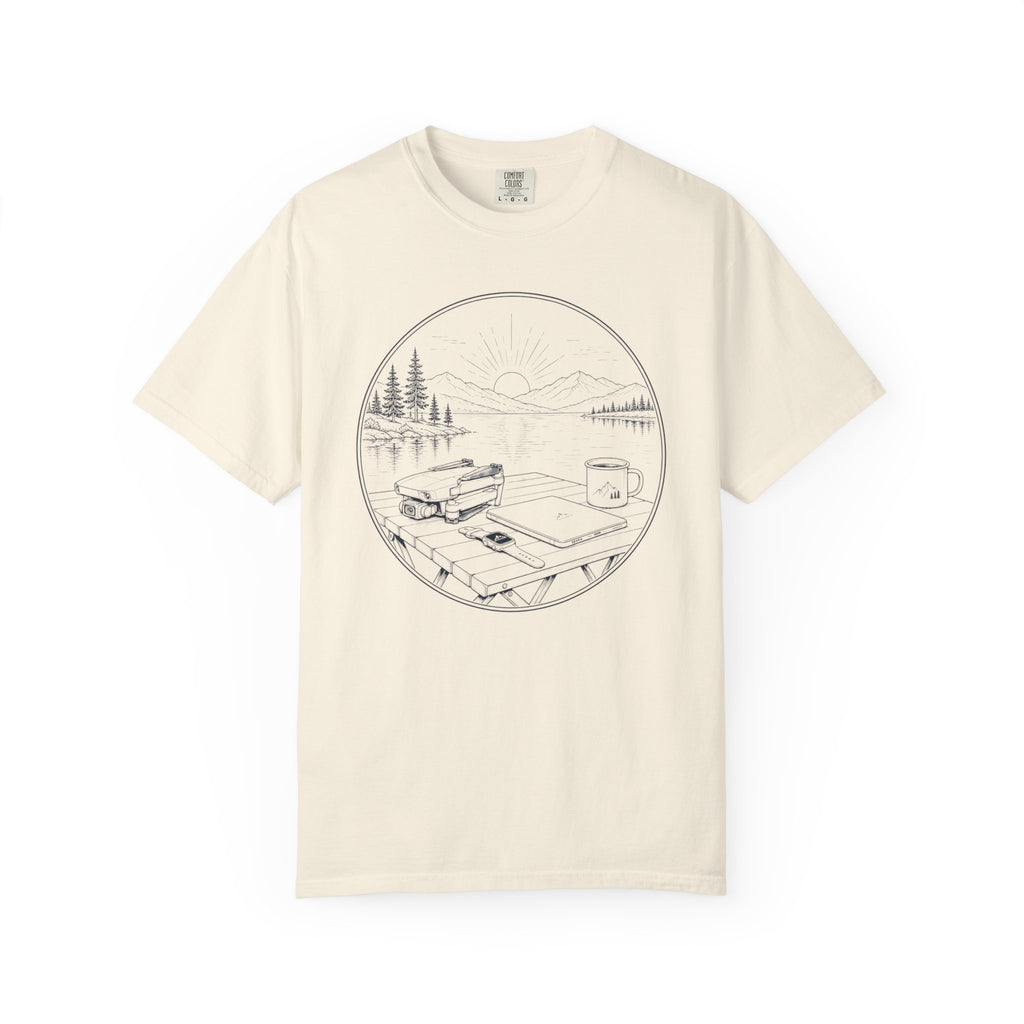 Launch Drone Before Coffee Gets Cold - T-Shirt