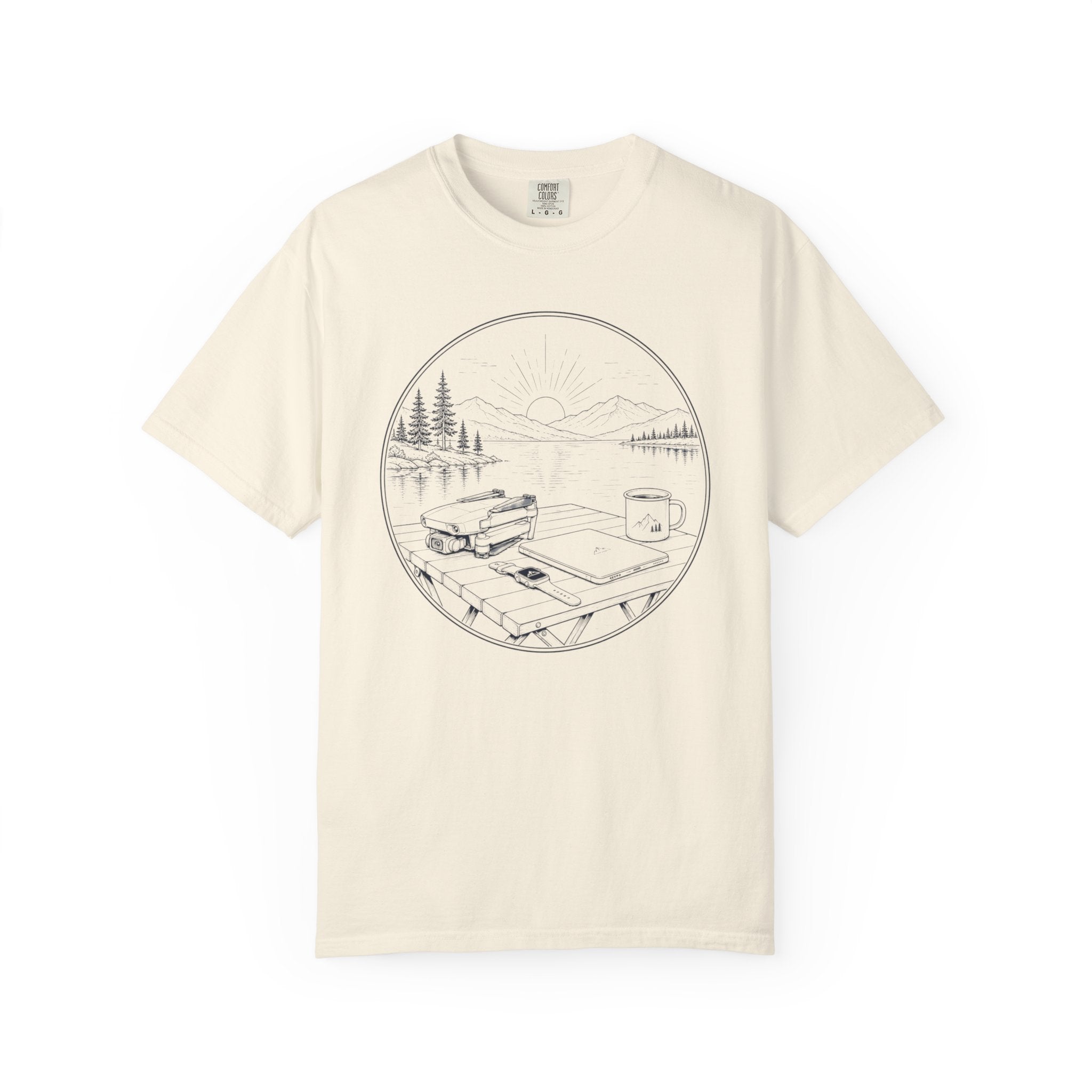 Launch Drone Before Coffee Gets Cold - T-Shirt