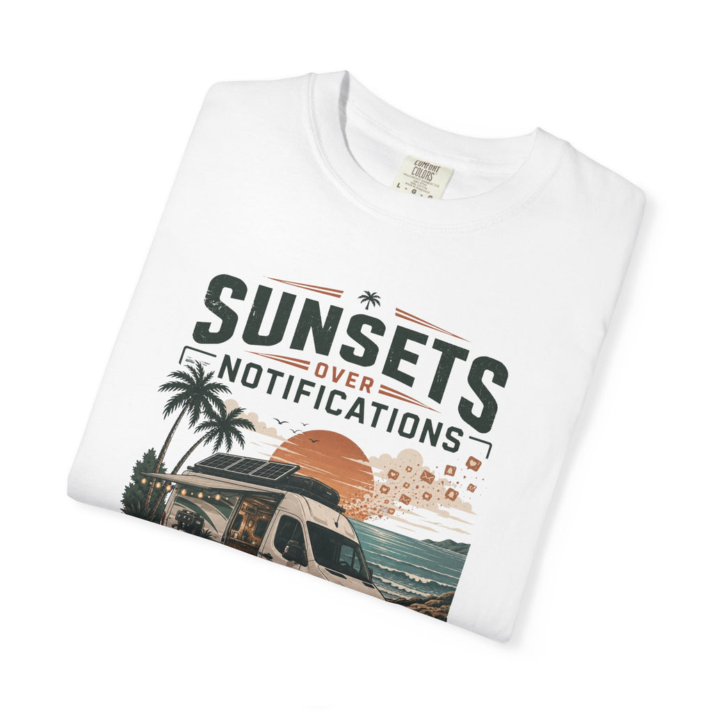 Sunsets Over Notifications - T-Shirt
