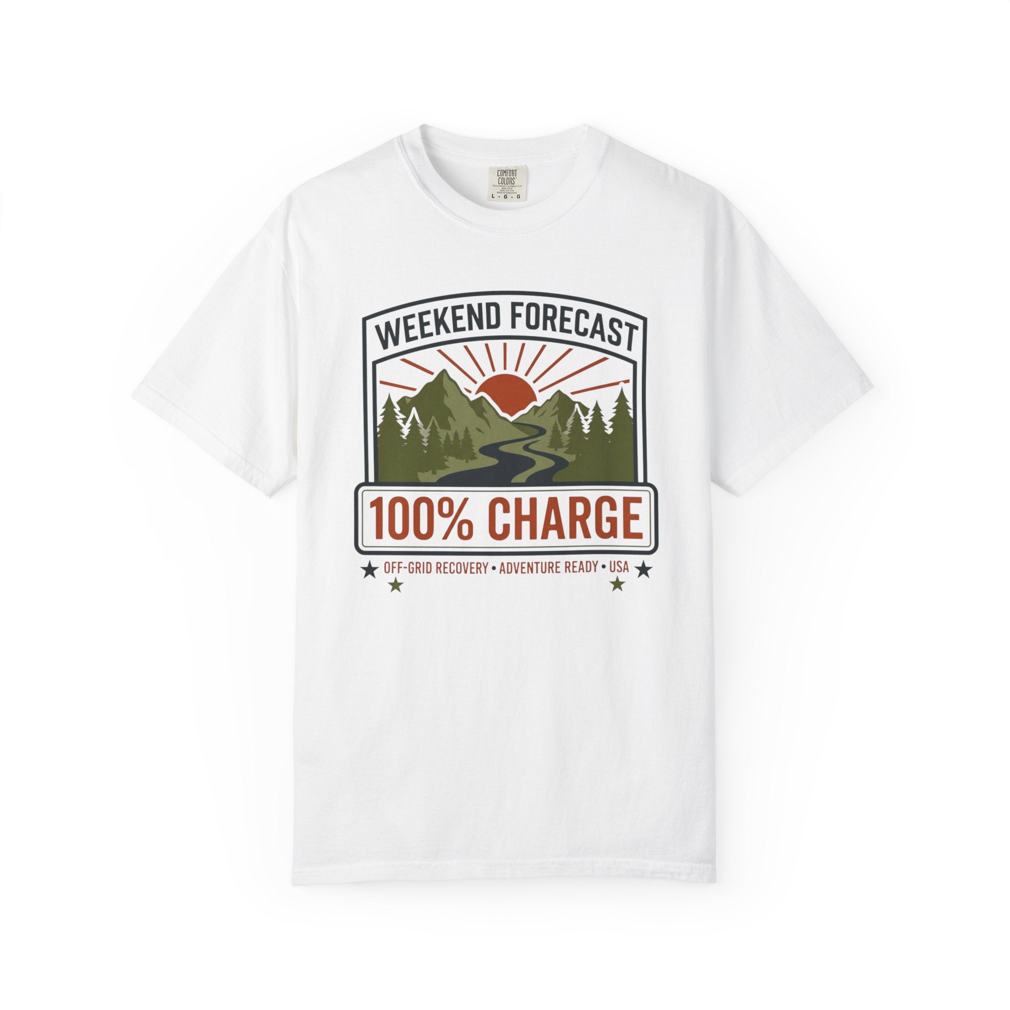 Weekend Forecast 100 Percent Charge - T-Shirt