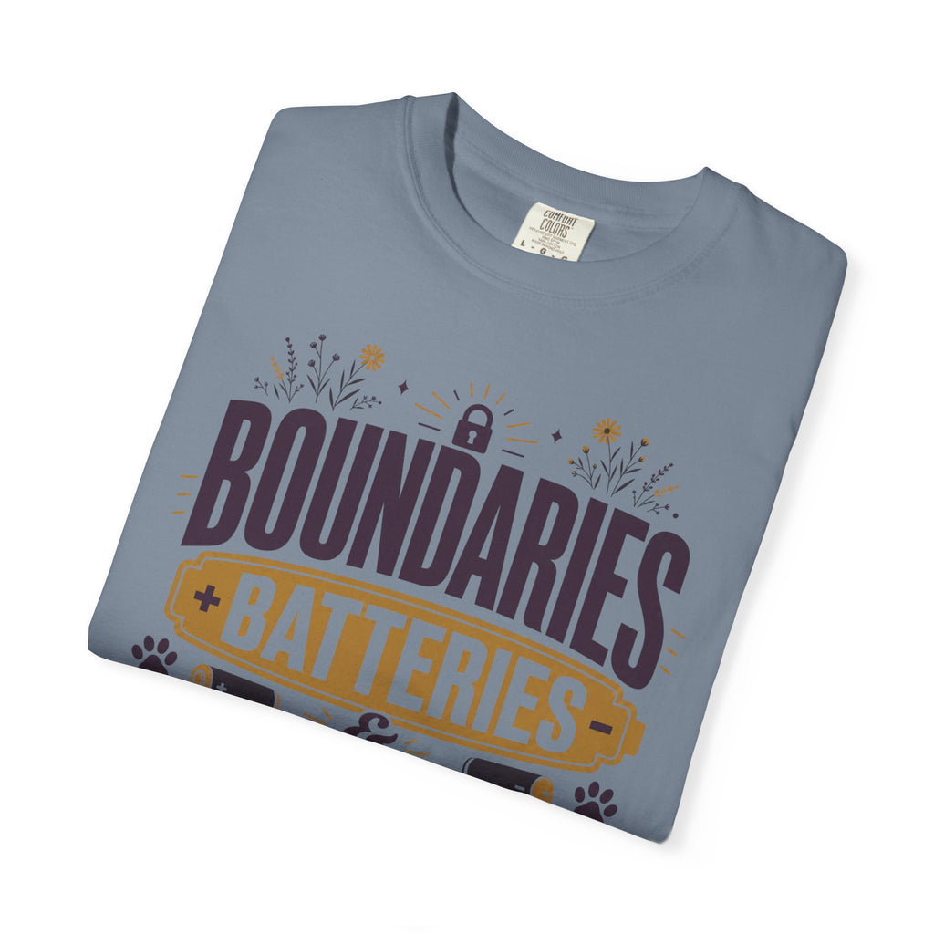 Boundaries Batteries And Dog Hair - T-Shirt