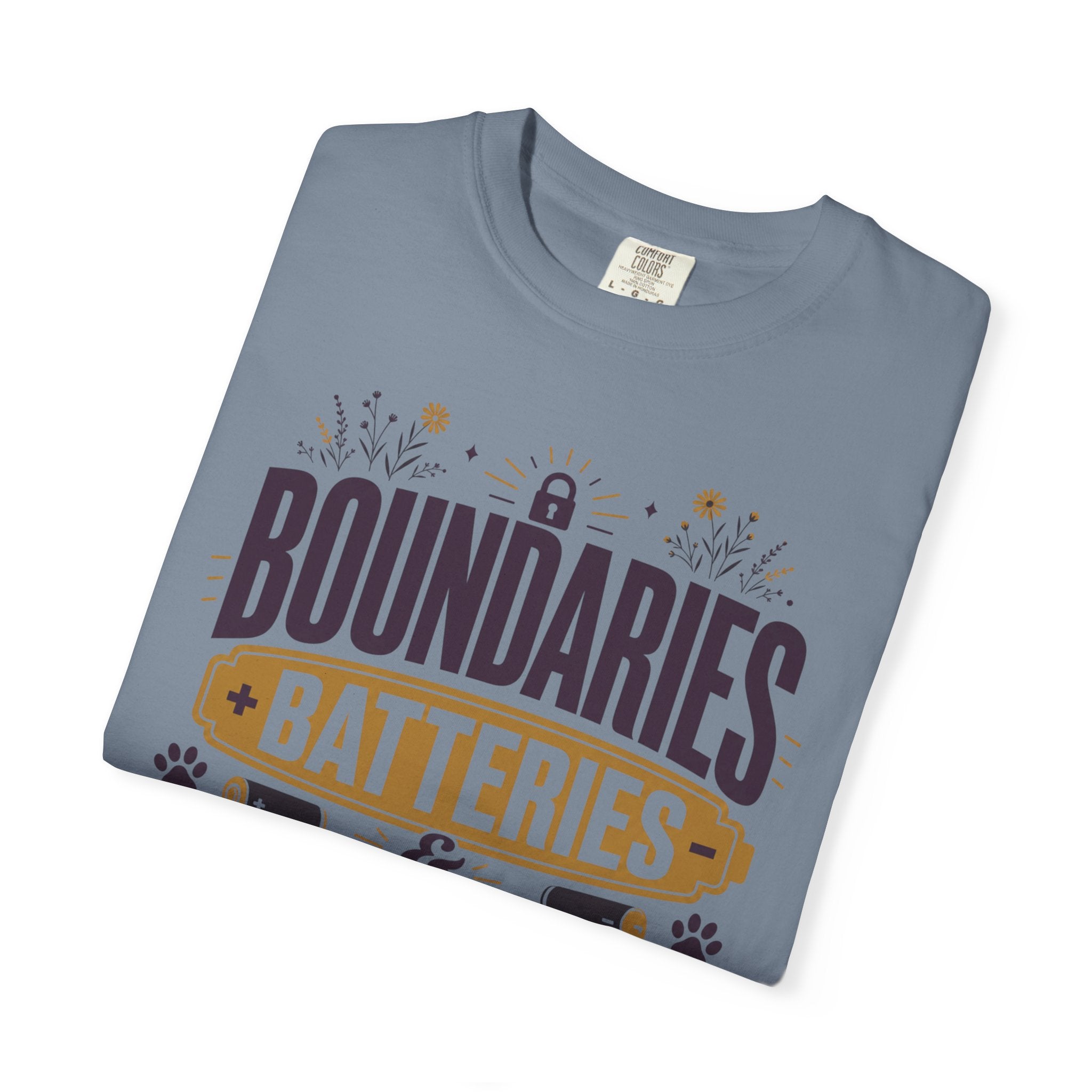 Boundaries Batteries And Dog Hair - T-Shirt