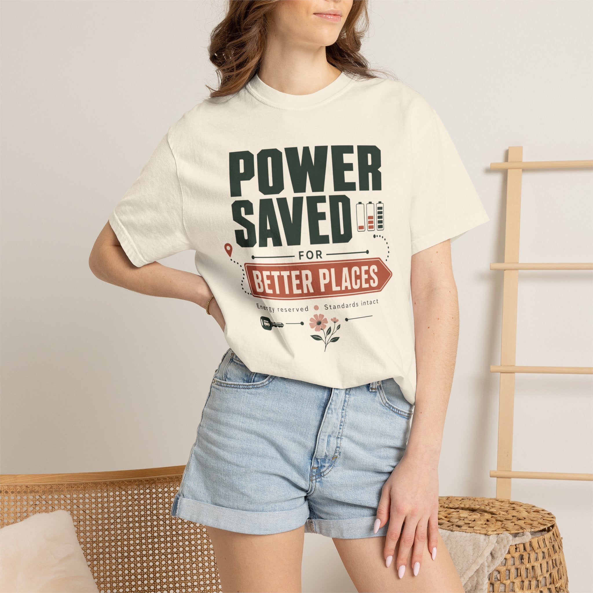 Power Saved For Better Places - T-Shirt