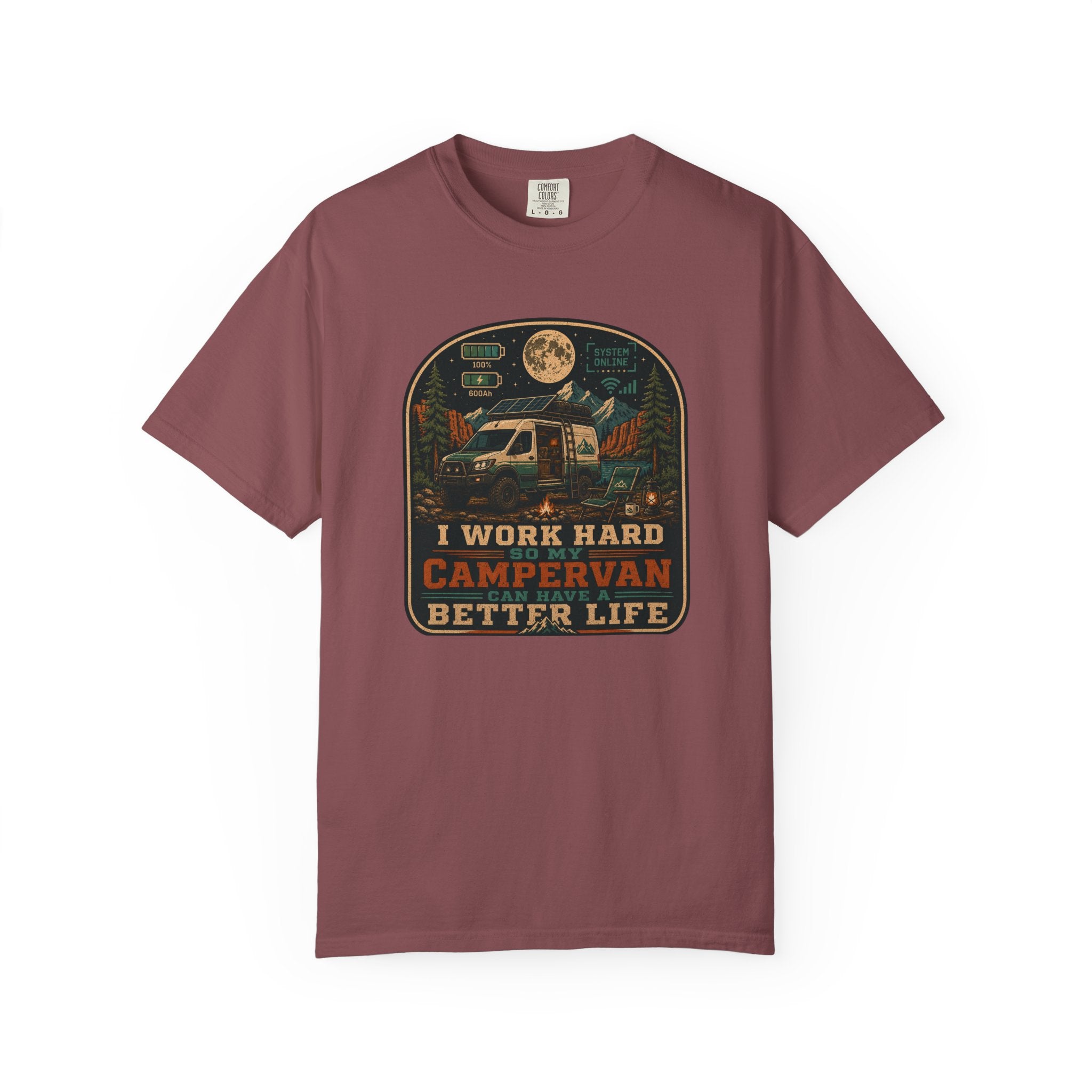 I work hard so my campervan can have a better life - T-Shirt
