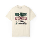 Self Reliant With A Four Pawed Witness - T-Shirt
