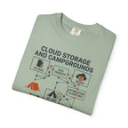 Cloud Storage And Camping Grounds - T-Shirt