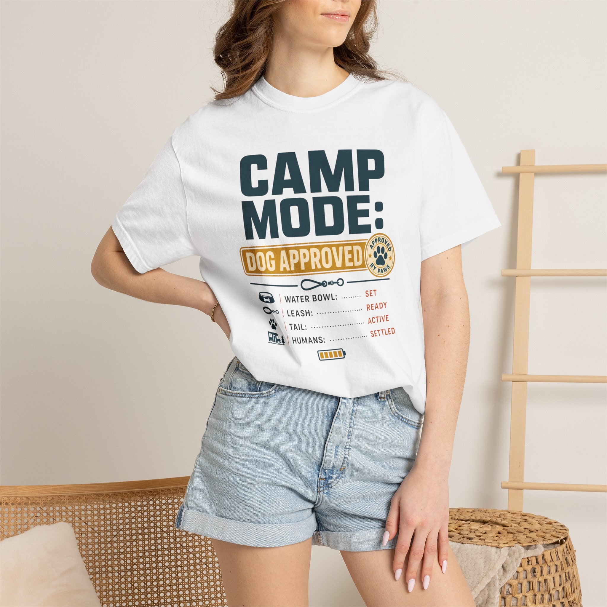 Camp Mode Dog Approved - T-Shirt