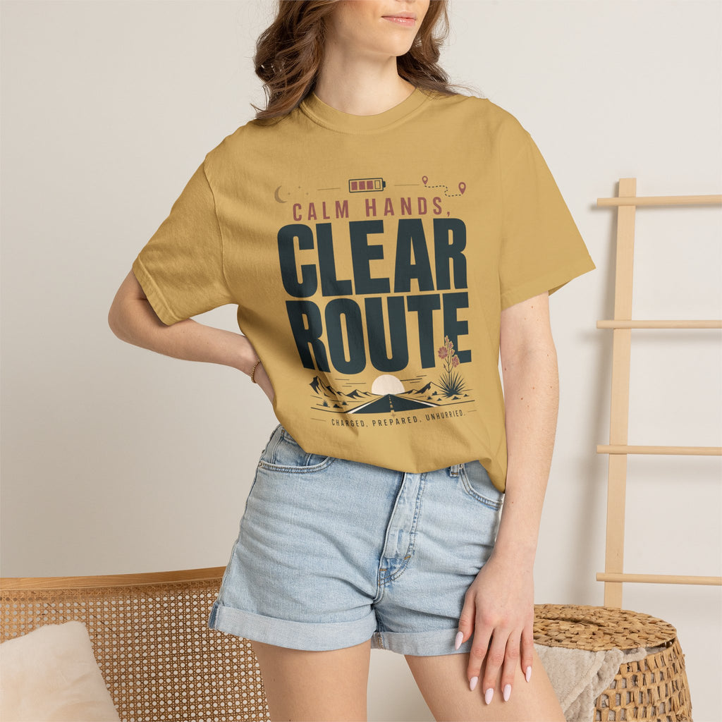Calm Hands Clear Route - T-Shirt