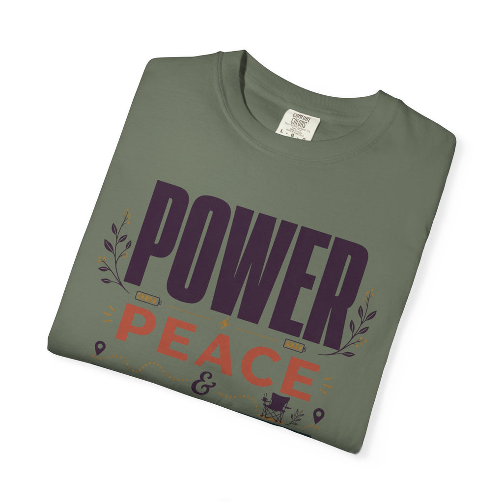 Power Peace And A Good Pull Off - T-Shirt