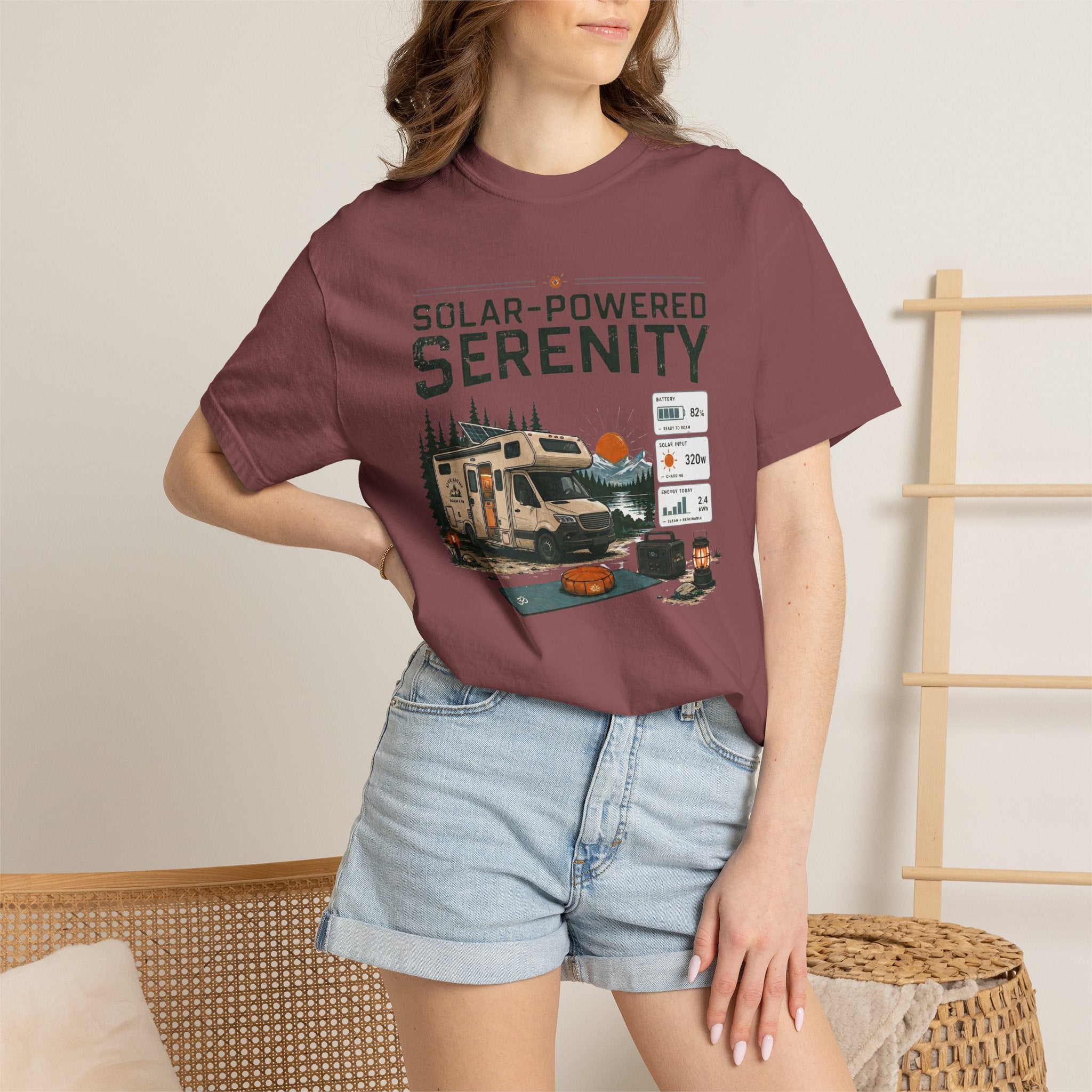 Solar-Powered Serenity - T-Shirt