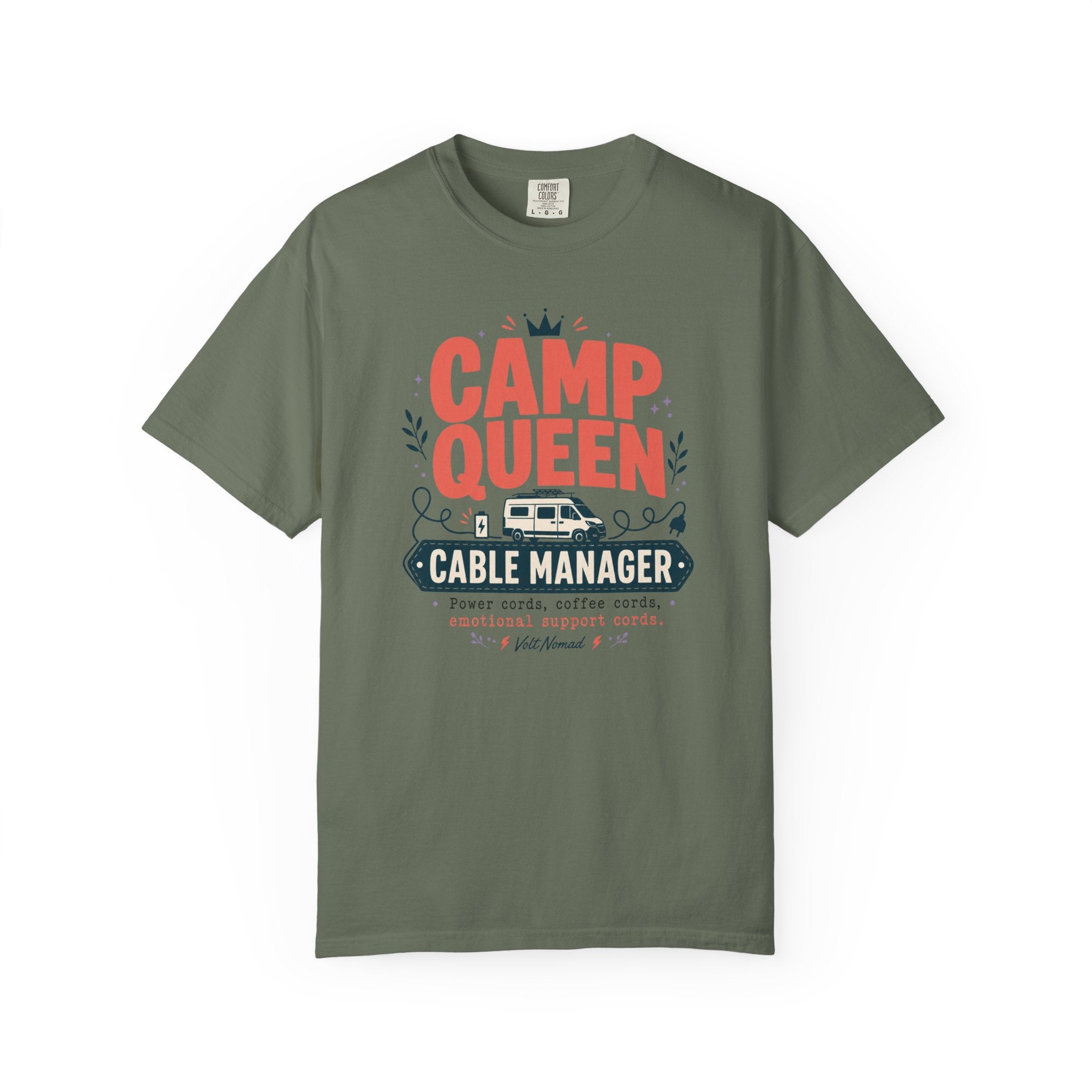 Camp Queen Cable Manager - T-Shirt