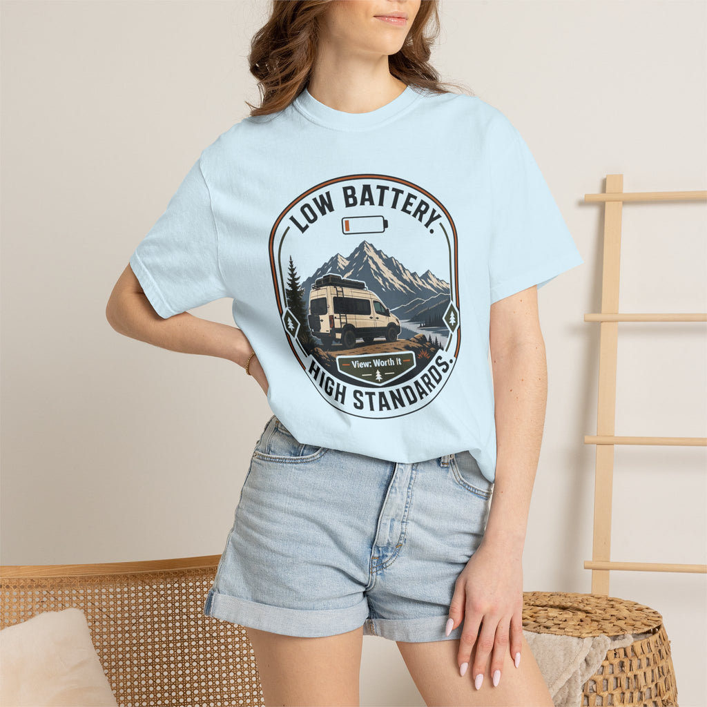 Low Battery High Standards - T-Shirt
