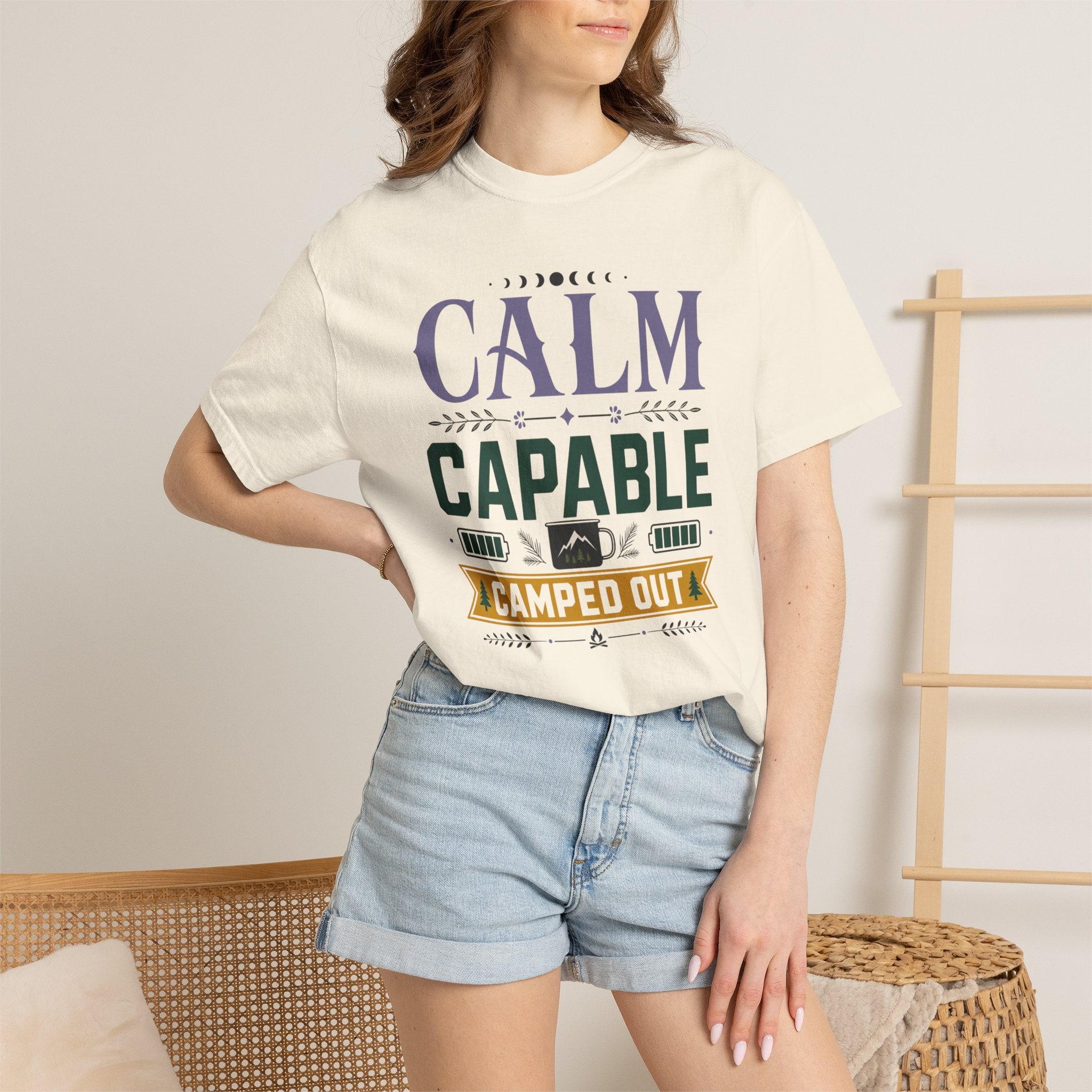 Calm Capable Camped Out - T-Shirt
